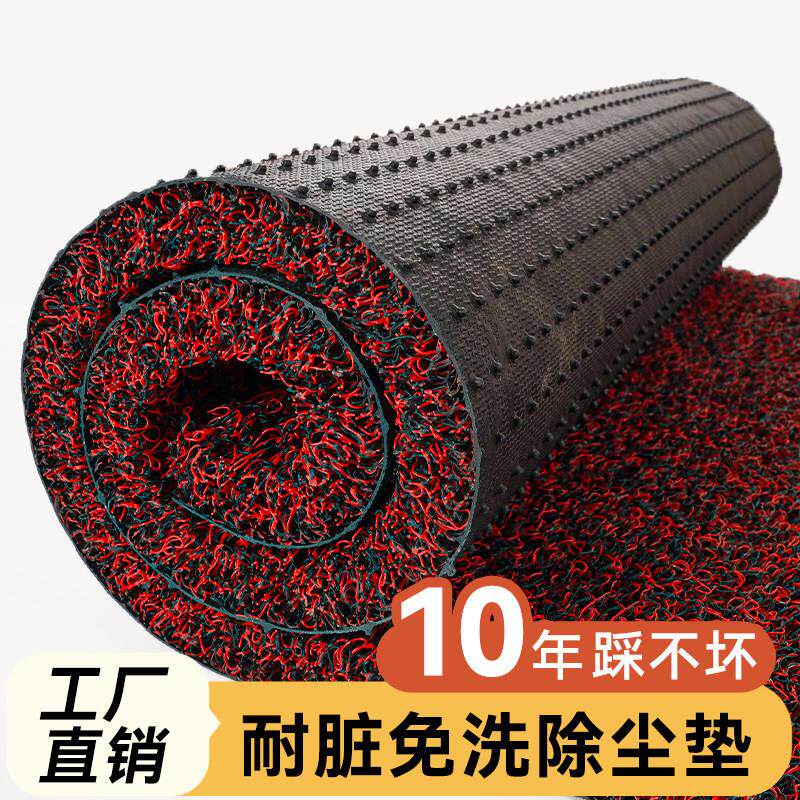 入户门地垫门外防水防滑地毯室外门口可裁剪门垫加厚丝圈进门脚垫
