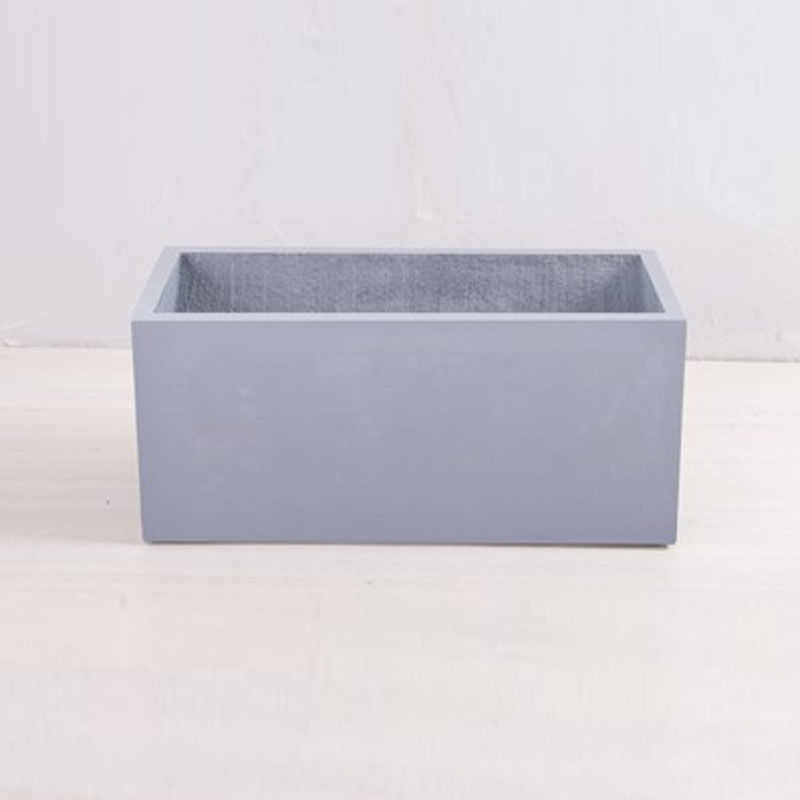 长方形镁泥水泥花盆马槽长条花盆阳台户外北欧庭院种植特大号花箱