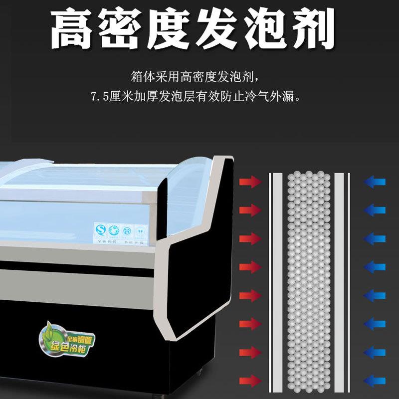 超市风冷鲜BHN肉柜生鲜牛肉冷藏式展食示柜肉店熟卧冰柜商用鲜羊