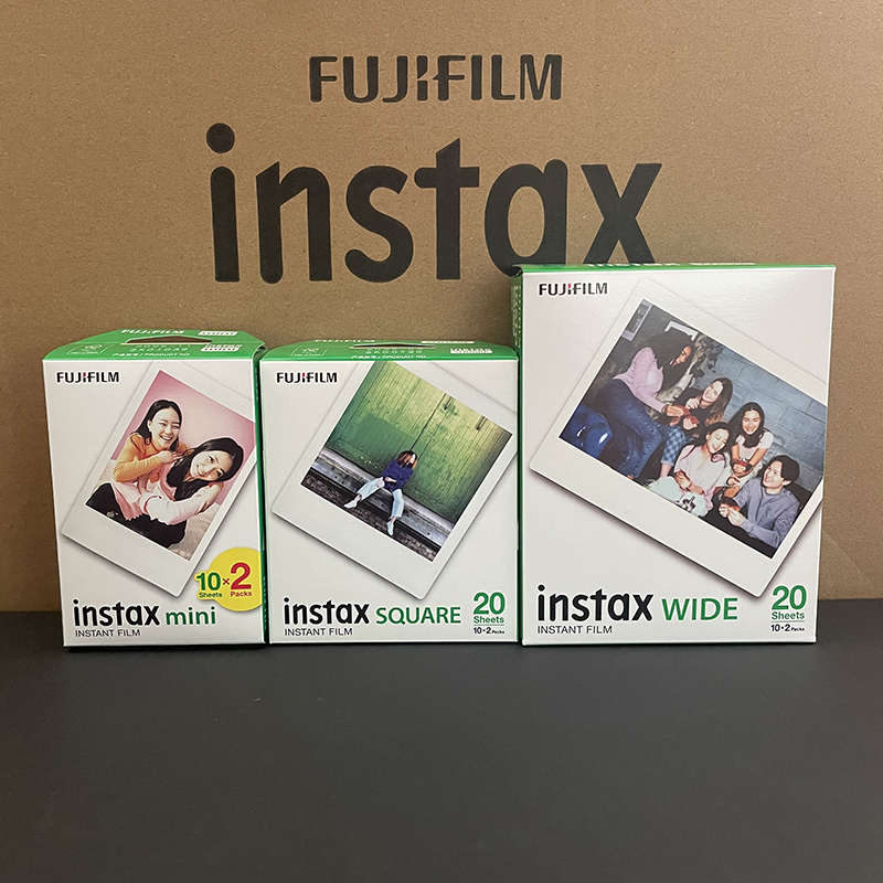 fujifilm拍立得宽幅5寸相纸w300/210/link wide白边彩边迷你胶片