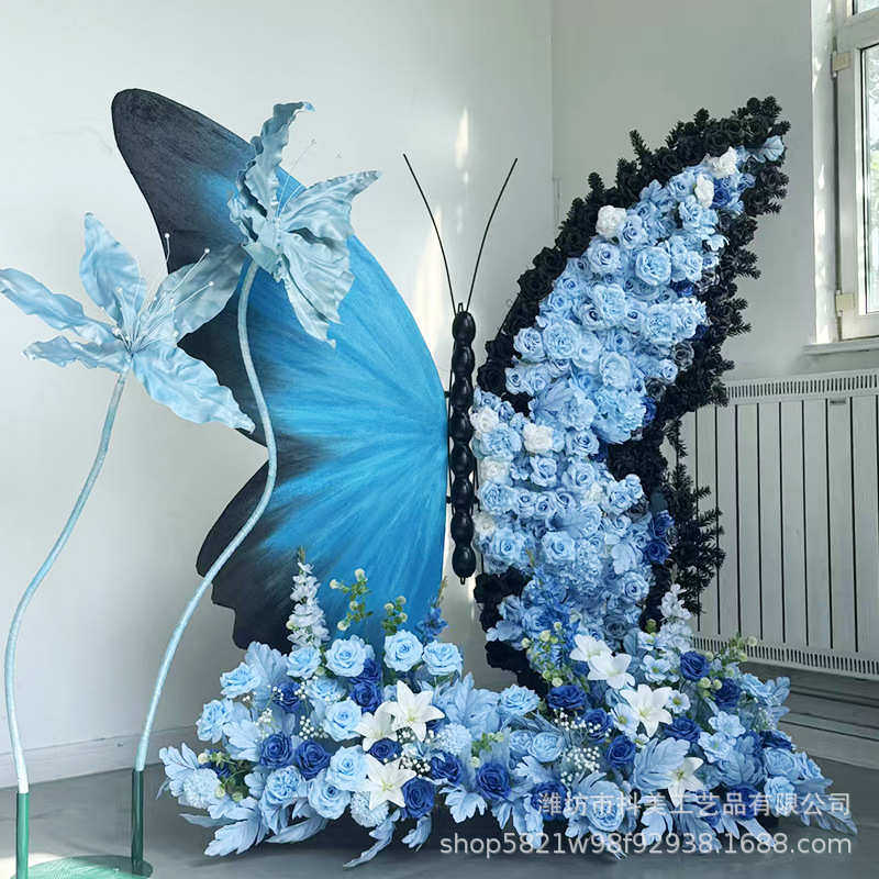 巨型蝴蝶美陈装饰商场景区婚庆网红打卡拍照大型仿真橱窗摆件,节庆用品/礼品,吊顶纱幔,淘宝优惠券,粉丝福利购,淘宝优惠卷