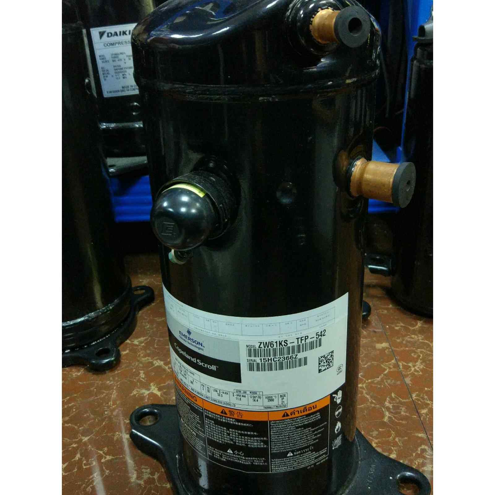 原粮轮5马力空气能热泵专用压缩机Zw61Ka-Tfp-542 Zw61Ks-Tfp-522
