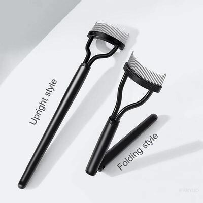 1 Pcs Black Foldable Eyelash Brush Comb Beauty Makeup Lash S
