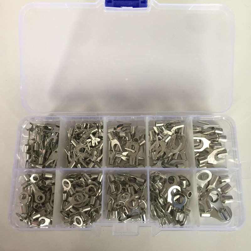 叉型接线端子冷压裸端子接线端字子圆型叉形接线耳铜鼻组合套装,五金/工具,接线柱,淘宝优惠券,粉丝福利购,淘宝优惠卷