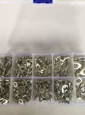 叉型接线端子冷压裸端子接线端字子圆型叉形接线耳铜鼻组合套装