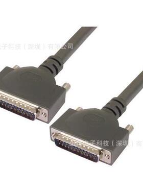 L-COM CPMS25MM-25 大功率D-sub线缆连接器 DB25公头/公头 现货