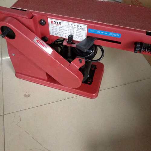 厂家供应375w220V台式电动砂光机五金家具打磨抛光砂带机