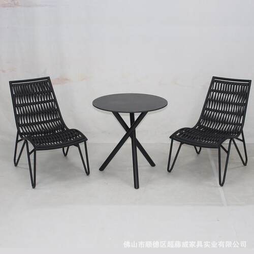 户外休闲餐简CF2879C桌椅织靠背休闲椅懒约舒适阳台午睡带躺椅靠