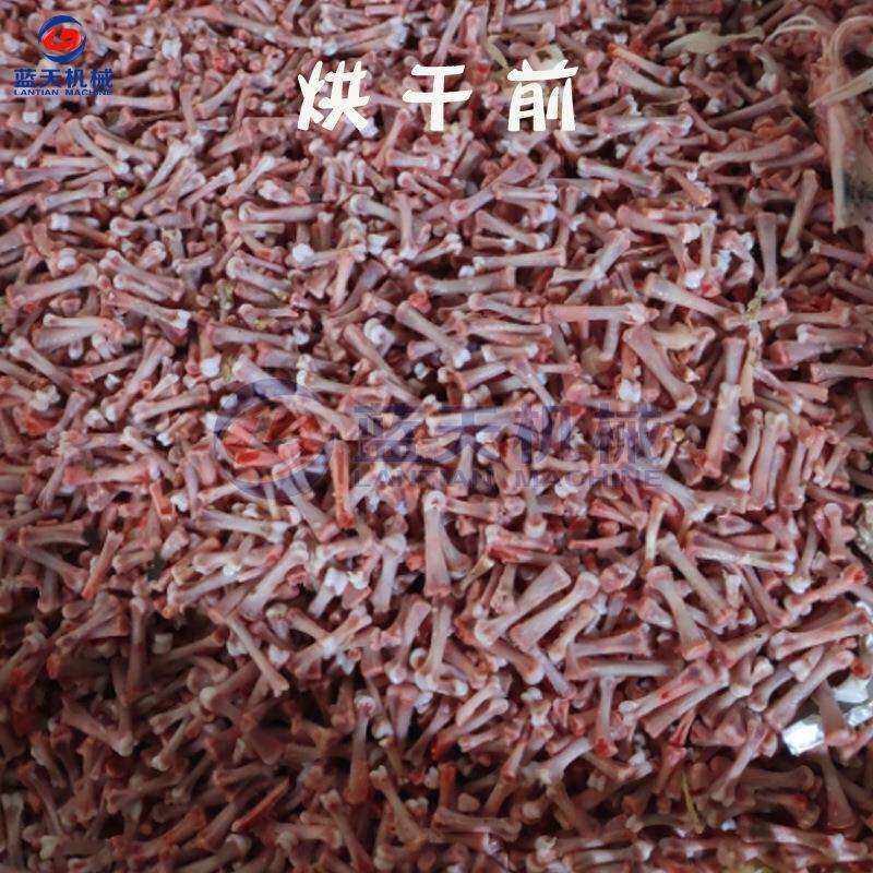 碎骨头烘干机 智能控温鸡鸭鱼骨头渣烘干设备 牛脆骨牛骨头烘干房