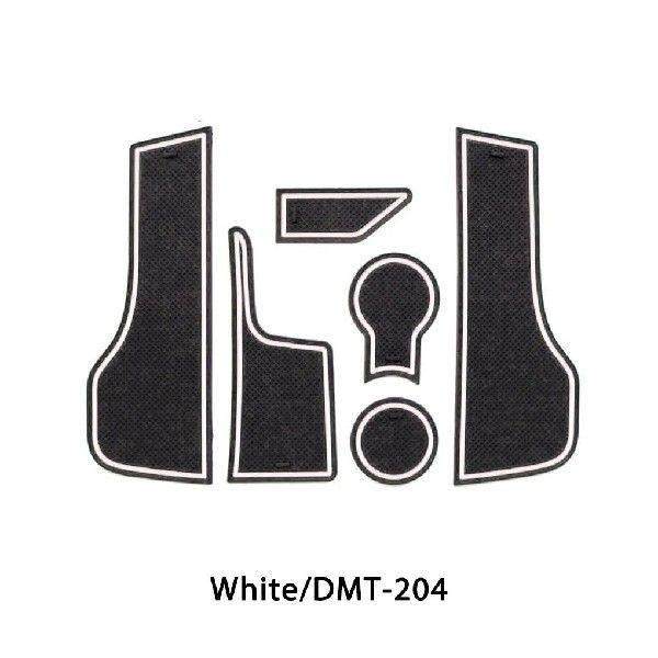 5 Pieces Gate Slot Cup Mat Silicone Automobile Coaster Pad