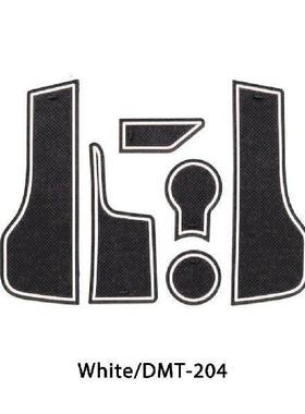 5 Pieces Gate Slot Cup Mat Silicone Automobile Coaster Pad