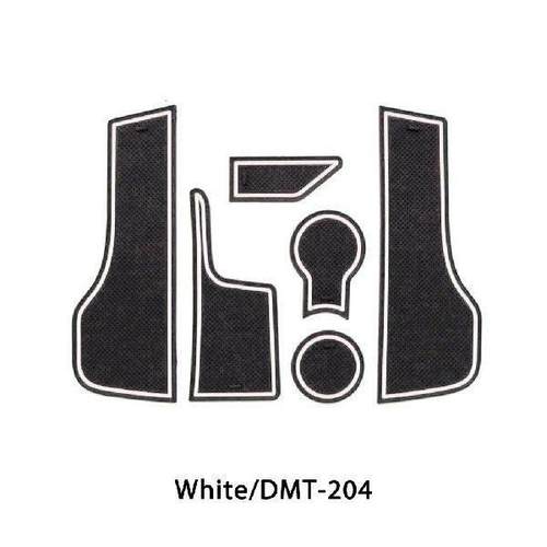 5 Pieces Gate Slot Cup Mat Silicone Automobile Coaster Pad