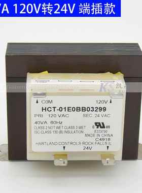 40VA120V208V240V转24VH-05E0AA03H-01E0BB风管机UL变压器