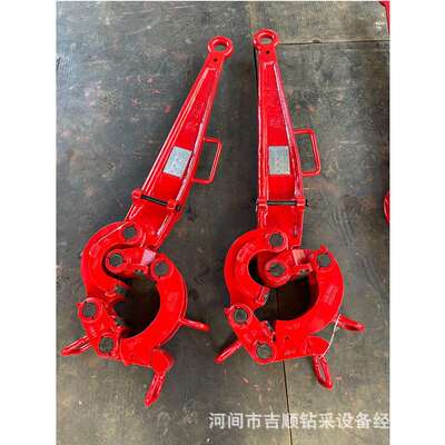 库存现货优惠 2#修井吊钳 非开挖卸扣钳 手动大钳 B型钳 配整套