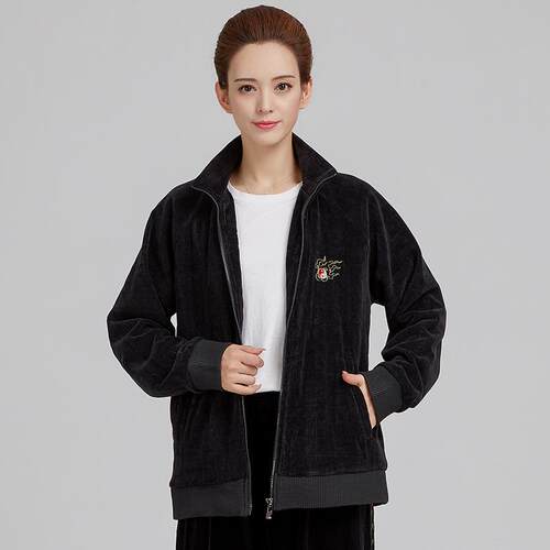 高档韵中华品牌高端加厚太年极服古改秋冬新款太极拳国风夹克女良