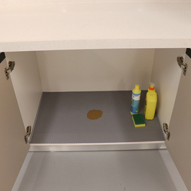 橱柜沥水板 水槽底部垫保护水池塑料垫厨柜防水止水隔水板 封边条