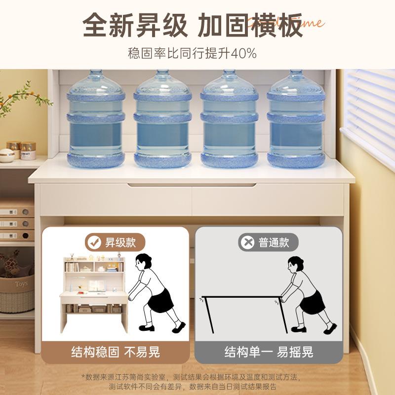 书桌学生家用桌架一体电脑桌轻奢现代书房家具套装组合桌子工作台