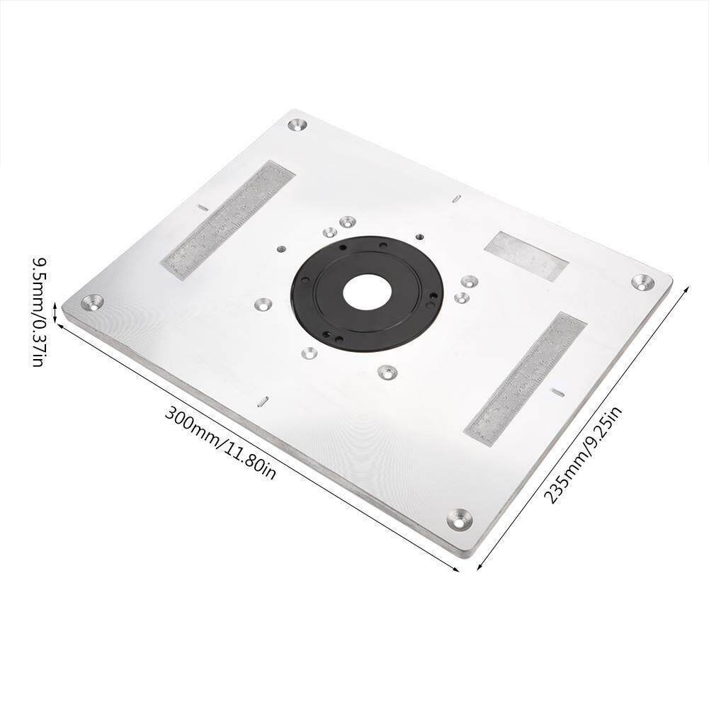 300mm x 235mm x 9.5mm 木工电木铣修边功能底板router table