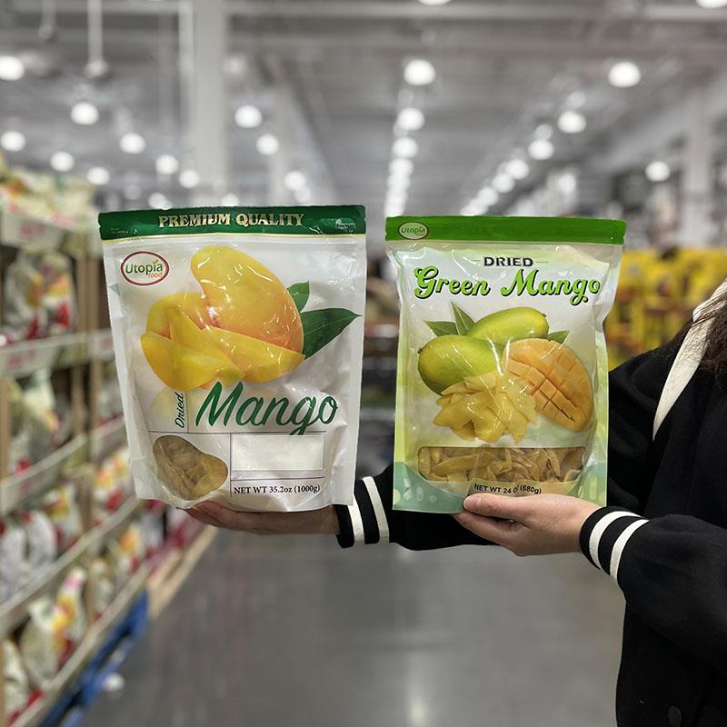 开市客代购泰国原装进口UTOPIA芒果干蜜饯即食果脯休闲零食1KG/袋