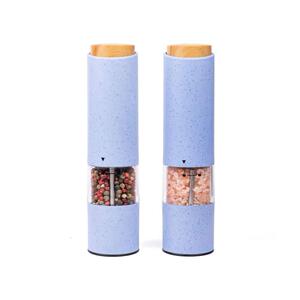 Electric Salt And Pepper Grinder Set Of 2, Battery Powered,