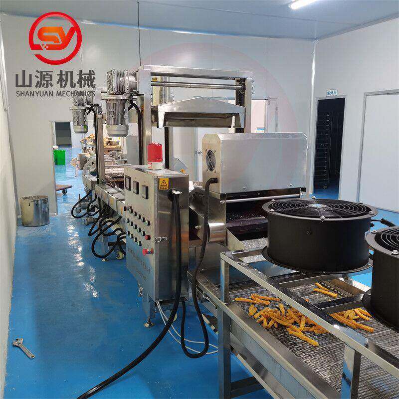 鲜切薯条油炸机地瓜条油炸生产线复合薯条油炸设备