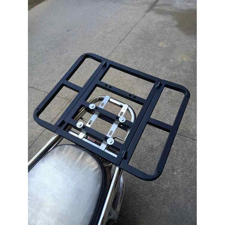 摩托车折叠货架电动车货架自行车铁艺踏板车尾架加装外卖箱车载架,摩托车/装备/配件,摩托车尾翼,淘宝优惠券,粉丝福利购,淘宝优惠卷