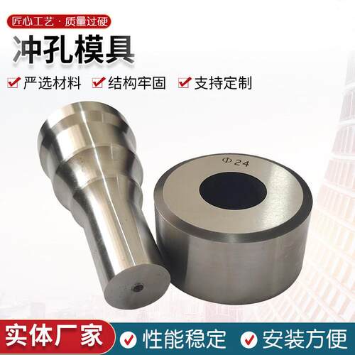Q35Q46联合冲剪机圆孔冲头定制液压冲床冲头模具冲针冲模冲孔模具