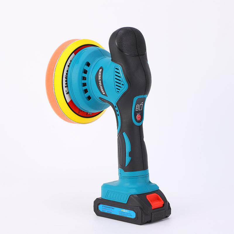 汽车抛光机打蜡机12V/21V锂电电动小型一体机家用神器