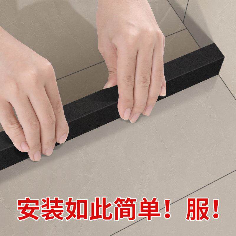 门口防水挡板入户门下挡水条门槛地面加高室外水泥地家用防雨门挡