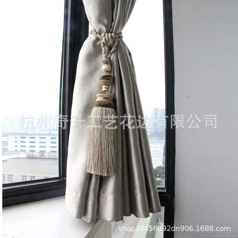 欧式窗帘挂球配件绑带高档吊球绑球客厅卧室窗帘扣流苏吊穗一对,纺织面料/辅料/配套,流苏/穗,淘宝优惠券,粉丝福利购,淘宝优惠卷