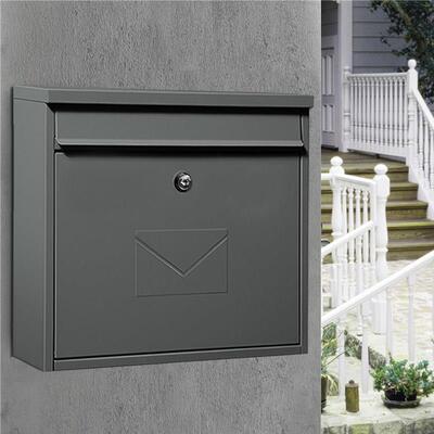 固盾MAILBOX信箱大号欧式别墅邮箱室外挂墙小区家用快递信报箱