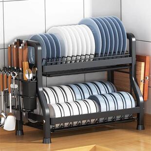 Tier Drying Rust Rack Dish Proof Counter Large Kitchen