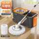 家用一拖免桶加大墩布手洗吸水甩干加厚懒人旋转式 拖布拖把净
