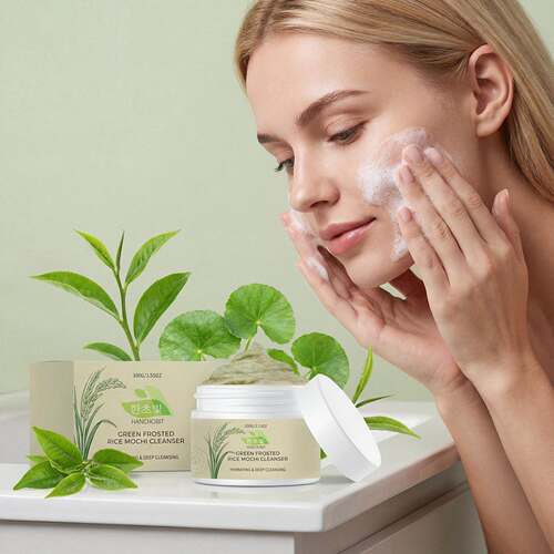 HANCHOBIT Hydrating Exfoliating Facial Cleanser - Gently cle