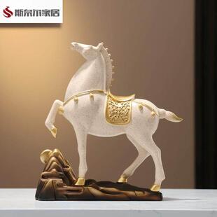 马到成功摆件摆件客厅2026新款轻奢玄关马摆件家居客厅办公室马到