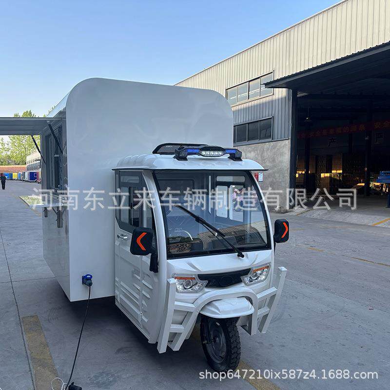 摆摊车移动餐车电动三轮车早餐冰激凌烧烤汉堡麻辣烫东南亚爆款
