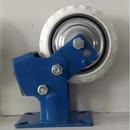 重减型静架震脚轮4 8寸聚氨酯音轮推823车万向轮货重型轮子滑轮滚