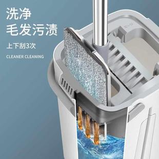 拖把拖地神器加厚免手洗懒人便携干湿两用 拖把家用一拖净带桶