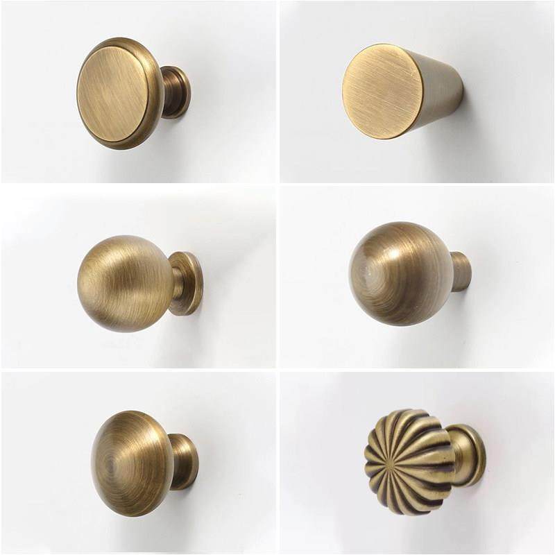 古铜色黄铜拉手美式覆古门把手法式单孔橱柜子抽屉中古风衣柜拉手,基础建材,小拉手,淘宝优惠券,粉丝福利购,淘宝优惠卷