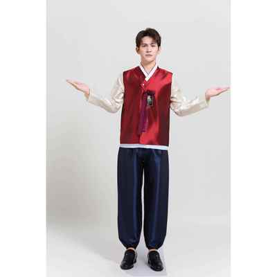 高档女士韩服传统宫情廷民士婚庆日常演出男北韩族舞蹈礼服亲子装