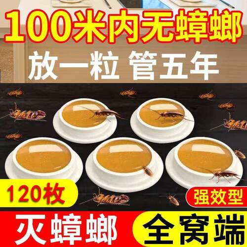 蟑螂药家用全一窝端正品旗舰店非无毒诱饵剂强效灭蟑神器杀蟑螂