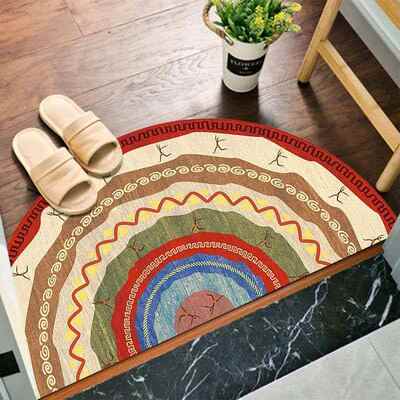 Entrance Doormat Anti Slip Floor Mat Boho Style Bedroom