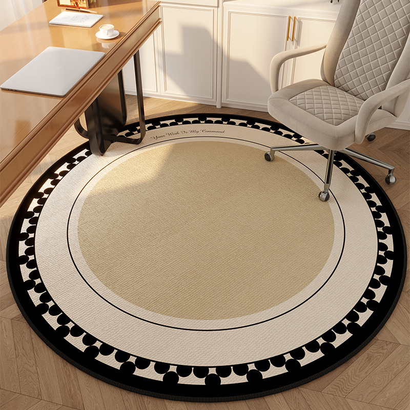 衣帽间复古圆形地毯尼尔家用脚垫