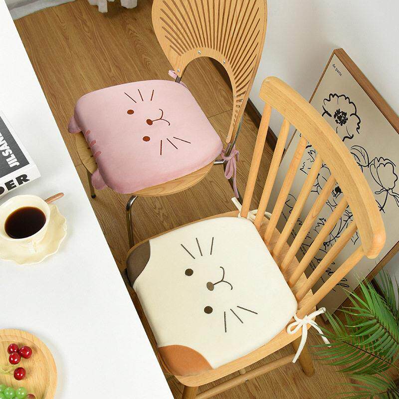 坐垫卡通记忆棉椅垫餐椅垫子办公室久坐屁垫方形学生椅子垫加厚