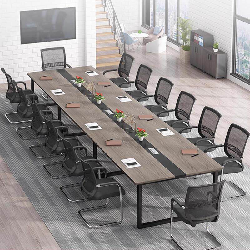 会议桌长桌简约现代会议室接待洽谈长条桌简易工作台办公桌椅组合