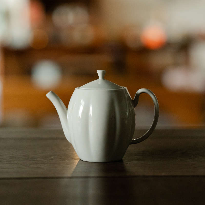 茶具瓷茶壶居陶瓷茶器家用迷你昌壶一人功夫小号草木灰朴泡单专用