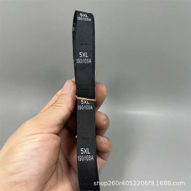 标标签装6xl数字涤纶-s号码女装服装织标黑色尺码现货领唛