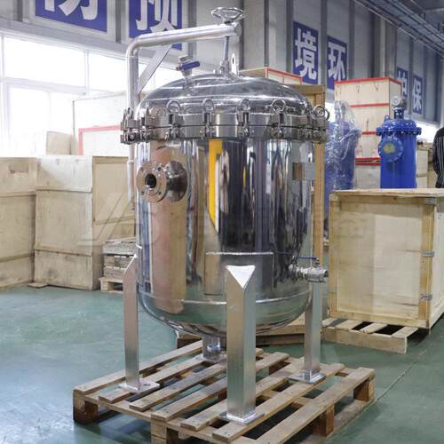 立式保安过滤器 5 微米精度过滤 电厂食品医行业净水终端设备