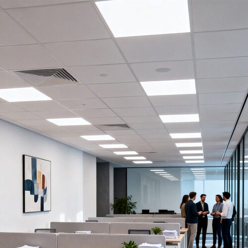 led公灯公室吊线灯公照明教室方通灯全光谱条形灯led平板灯