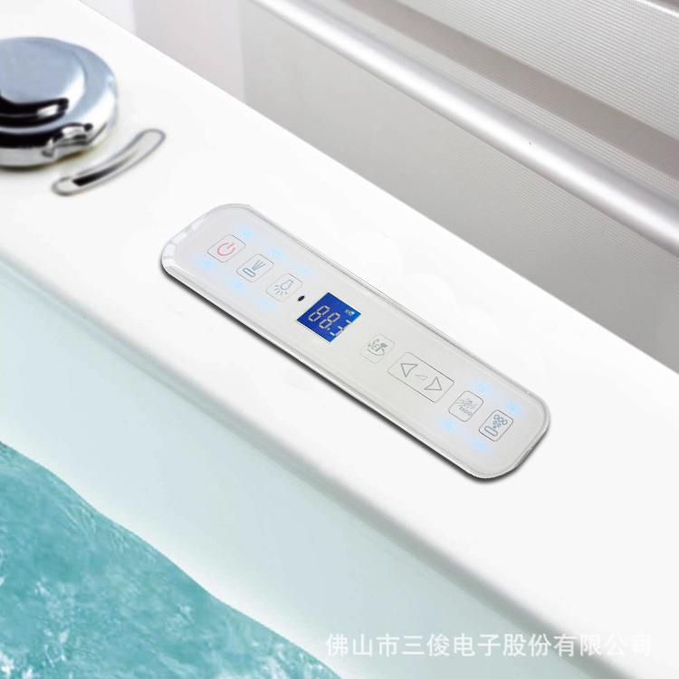 厂家直供卫生间亚克力浴缸按摩控制器 智能按键触屏收音控制器